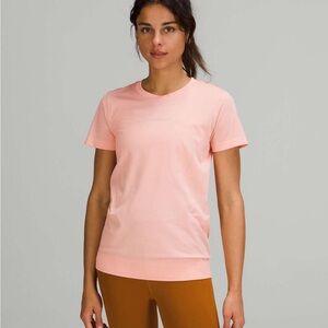 Lululemon Light Pink Swiftly Relaxed Short Sleeve T-Shirt